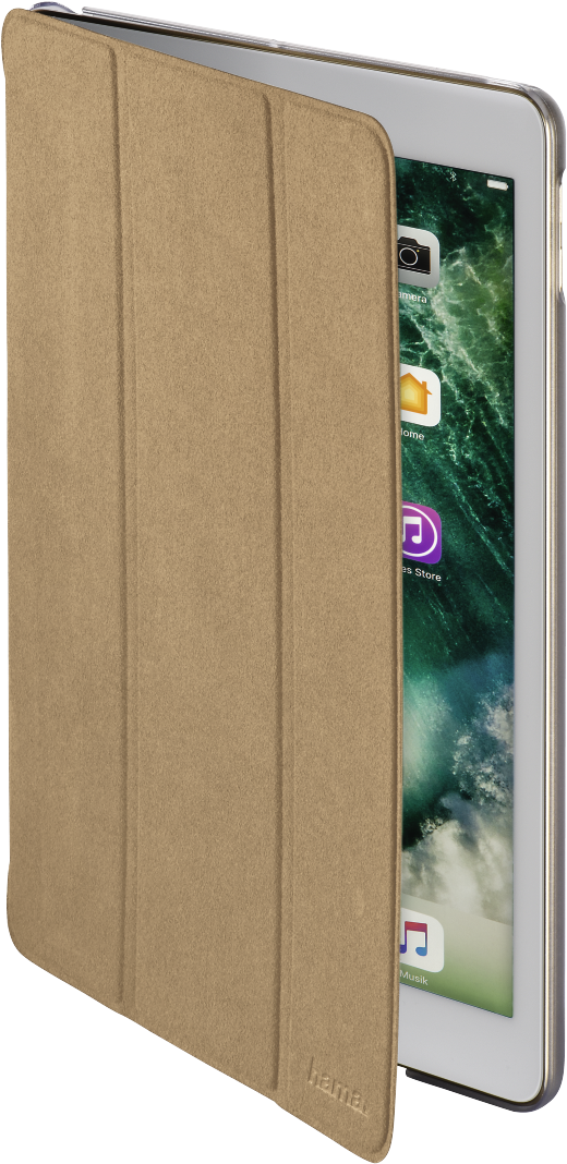 i Pad Pro med brunt smartdeksel Bakgrunner