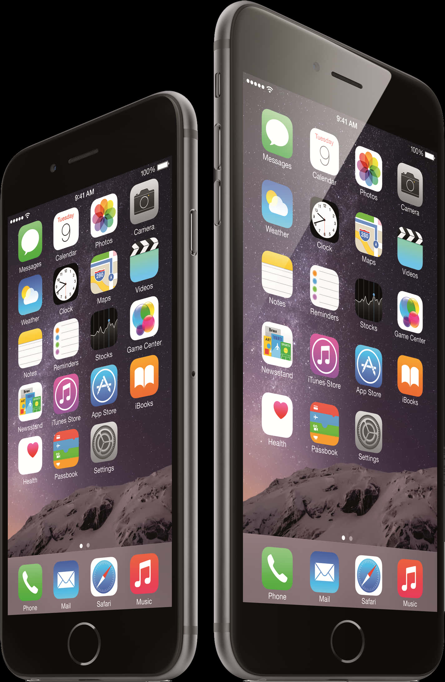 i Phone6 og 6 Plus skjerm Bakgrunner