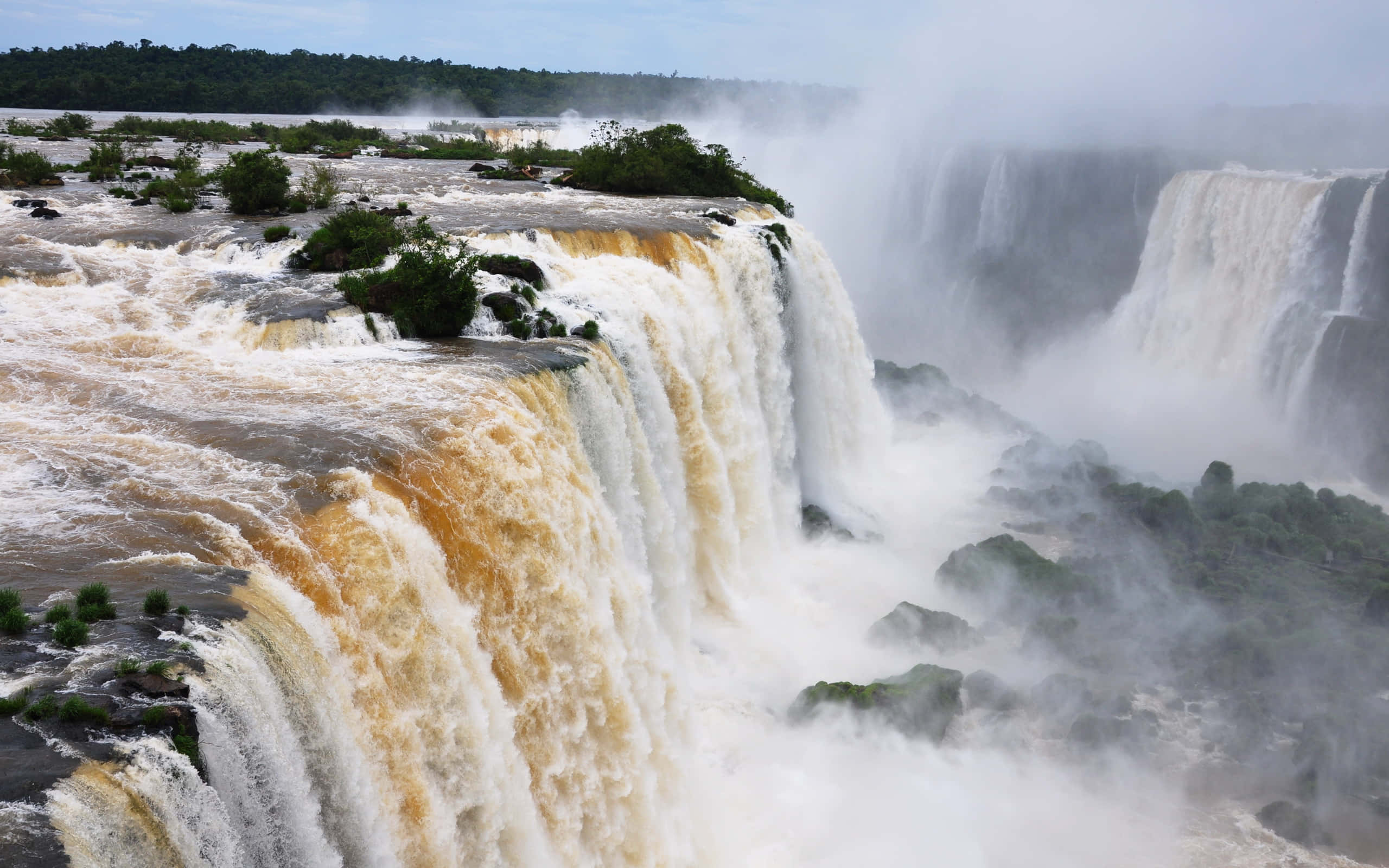 Iguazú-fossene Verdens syvende underverk Bakgrunner