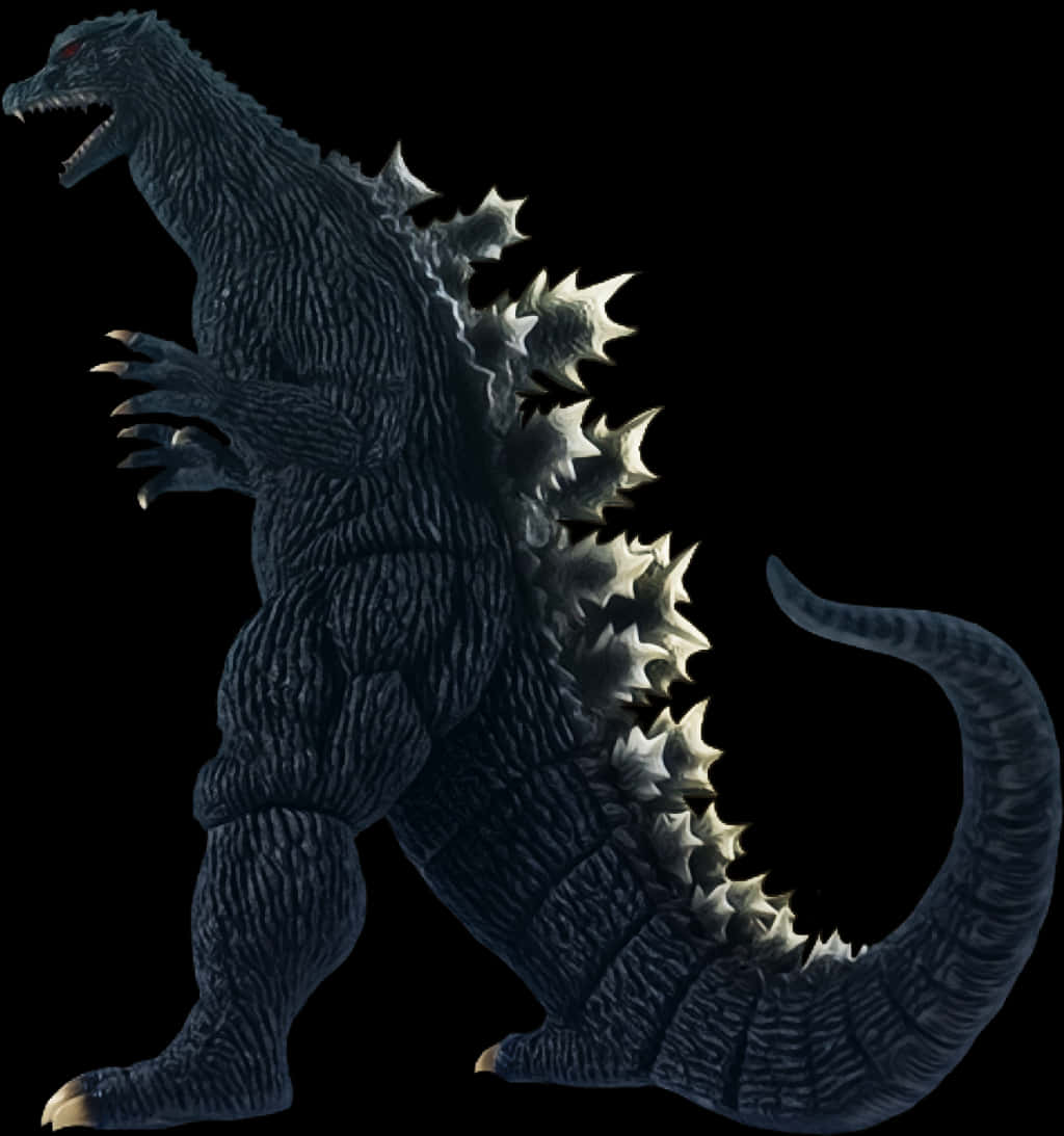 Ikonisk Godzilla-figur silhuett Bakgrunner