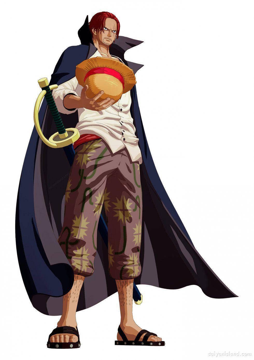 Ikonisk Stråhatt Shanks One Piece Bakgrunner