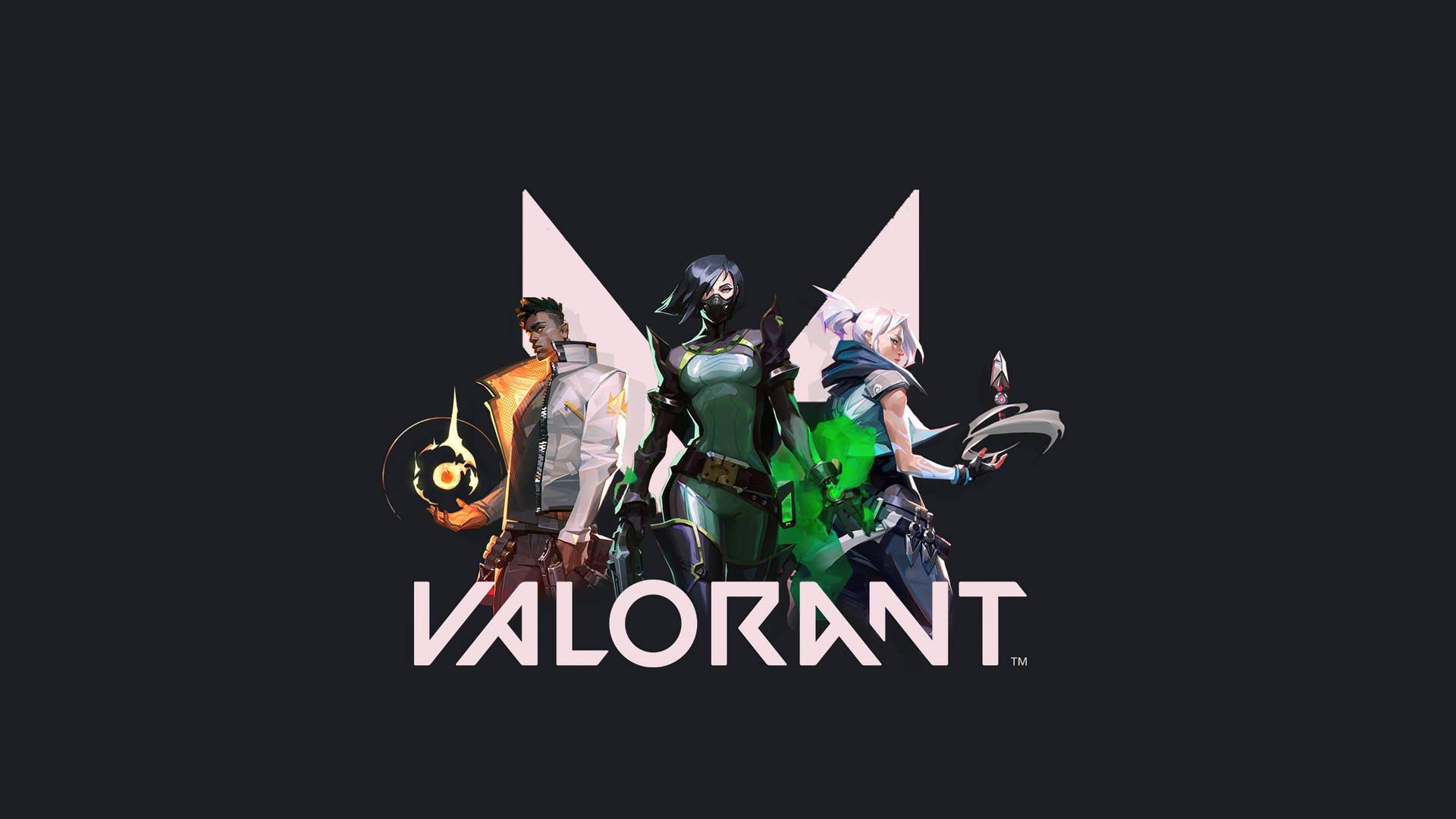Valorant Phoenix Jett og Viper bakgrunn
