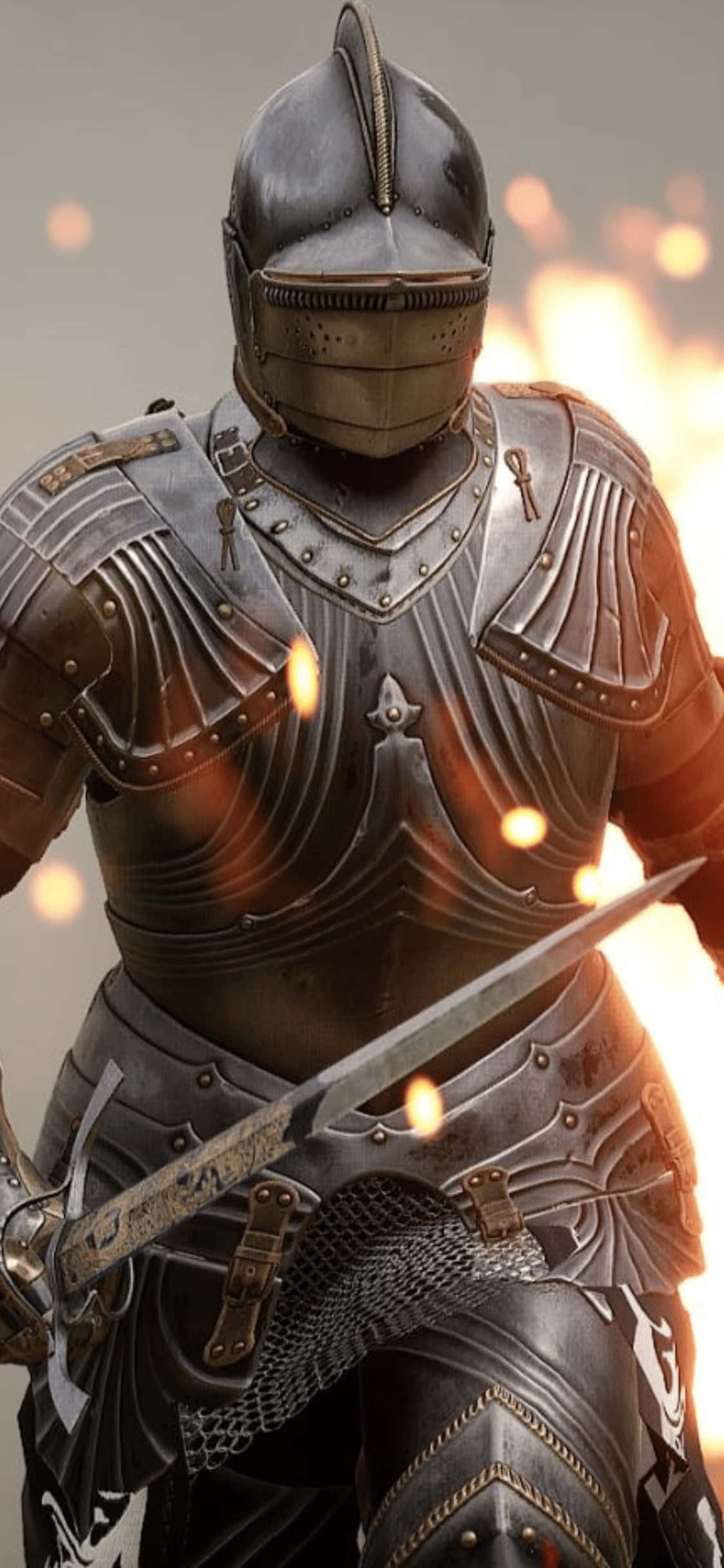 Ildeffekt iPhone Xs Mordhau Bakgrunn Bakgrunner