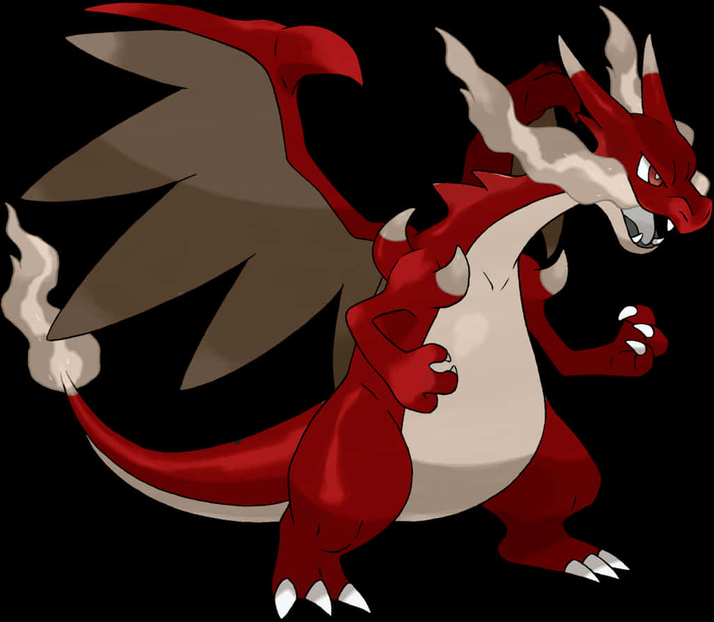 Ildfull Charizard Pokemon Bakgrunner