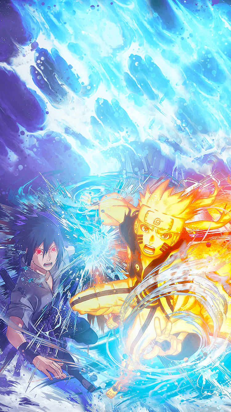 Ildfull Naruto-telefon Bakgrunner