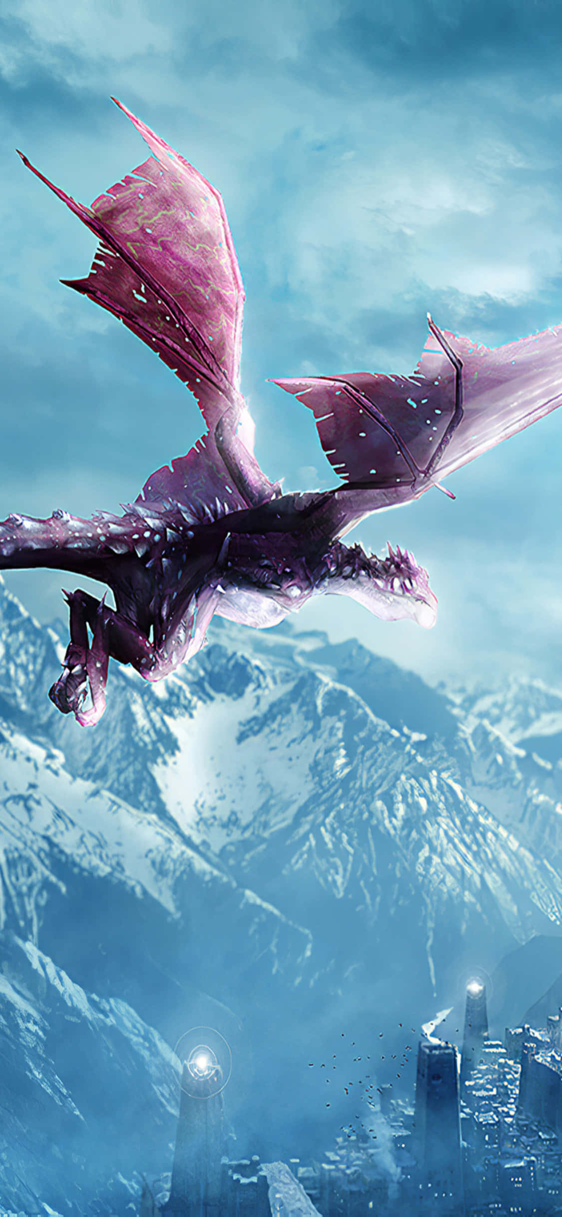 Imponerende Dragon Age Inquisition-bakgrunn på iPhone XS Bakgrunner