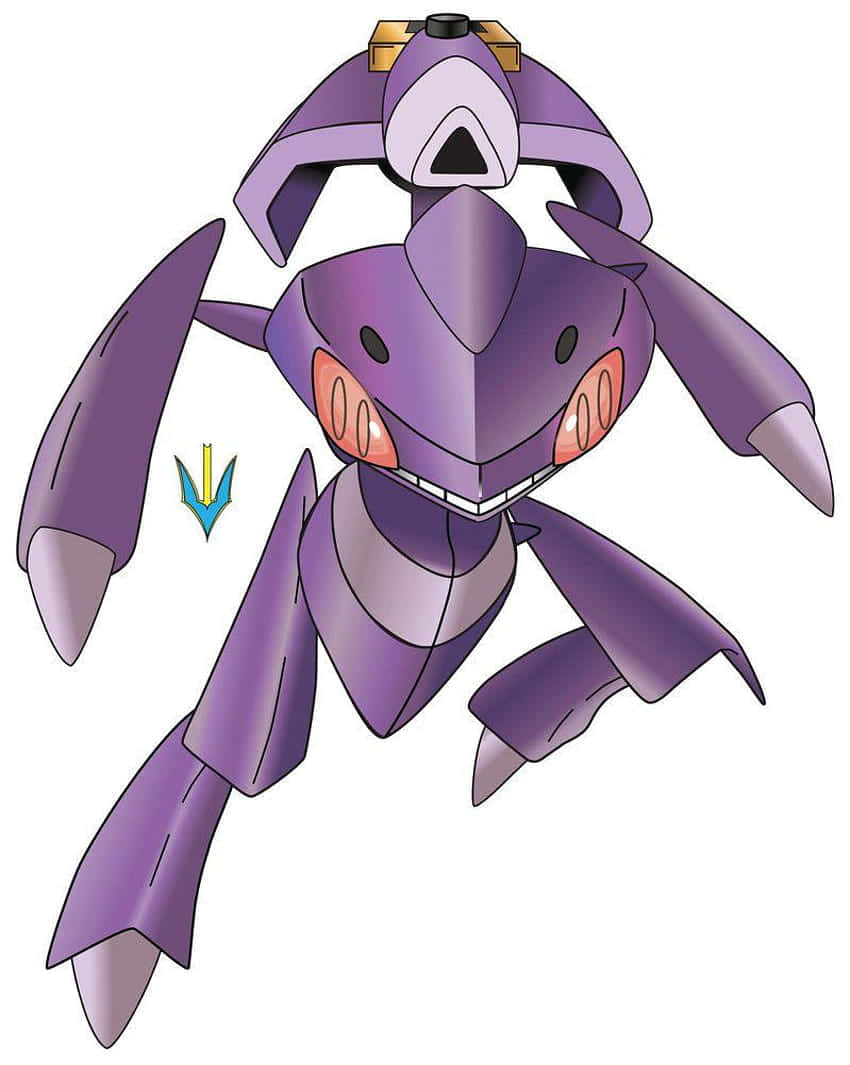 Imponerende Genesect Pokémon Illustrasjon Bakgrunner