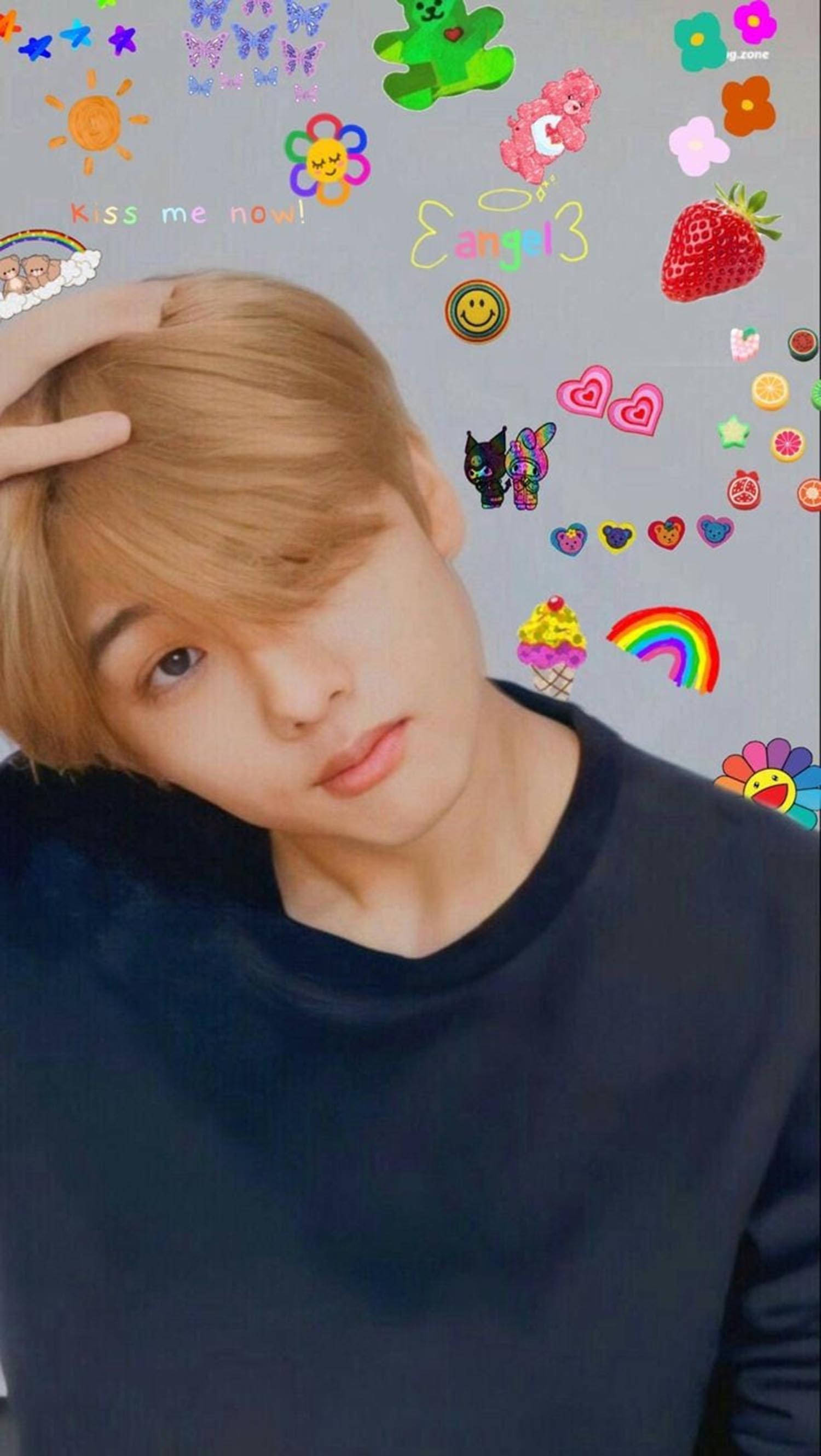 Indie-estetisk Jisung Bakgrunner