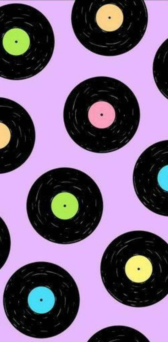 Indie Kid Estetisk Svart Minimalistisk Disk Bakgrunner
