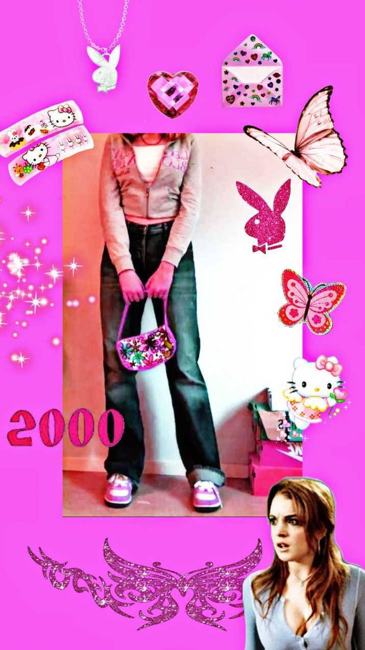 Indie Kit Estetikk Lindsay Lohan Rosa Bakgrunner
