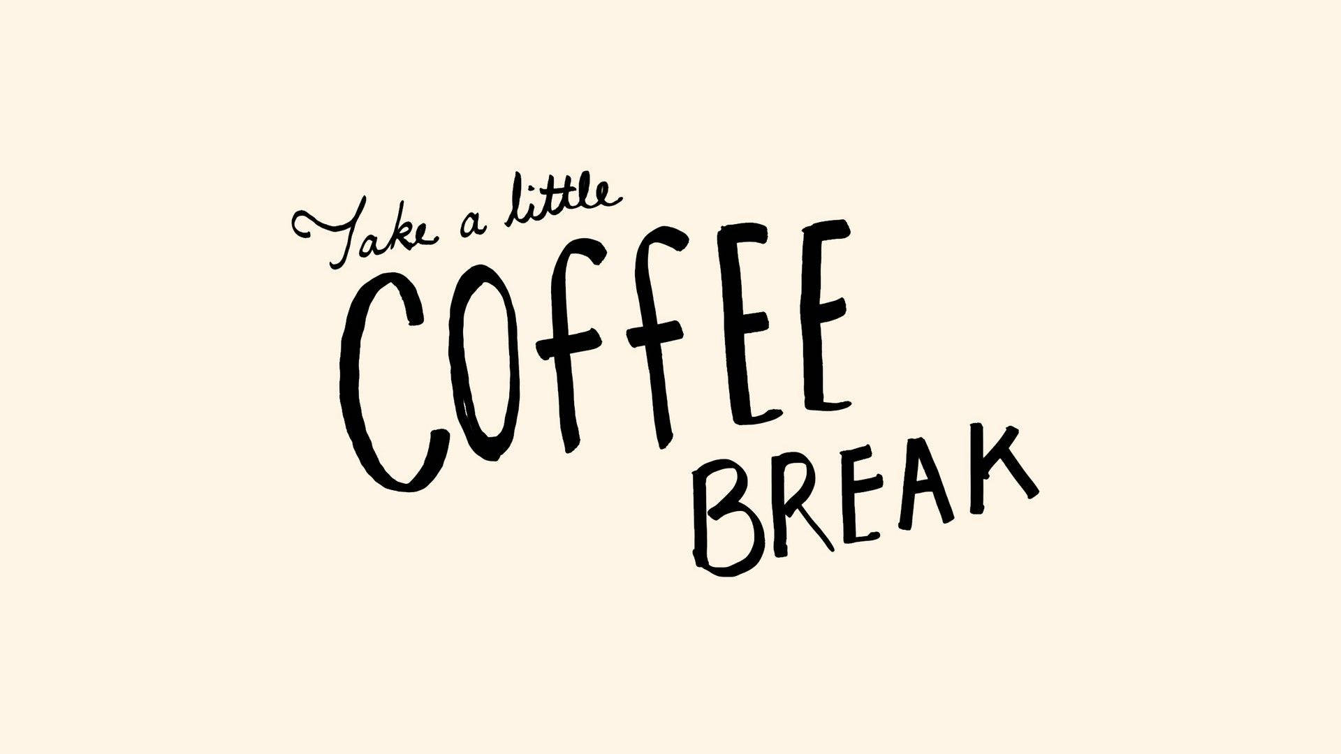 Inspirerende kaffepause med søte sitater Bakgrunner