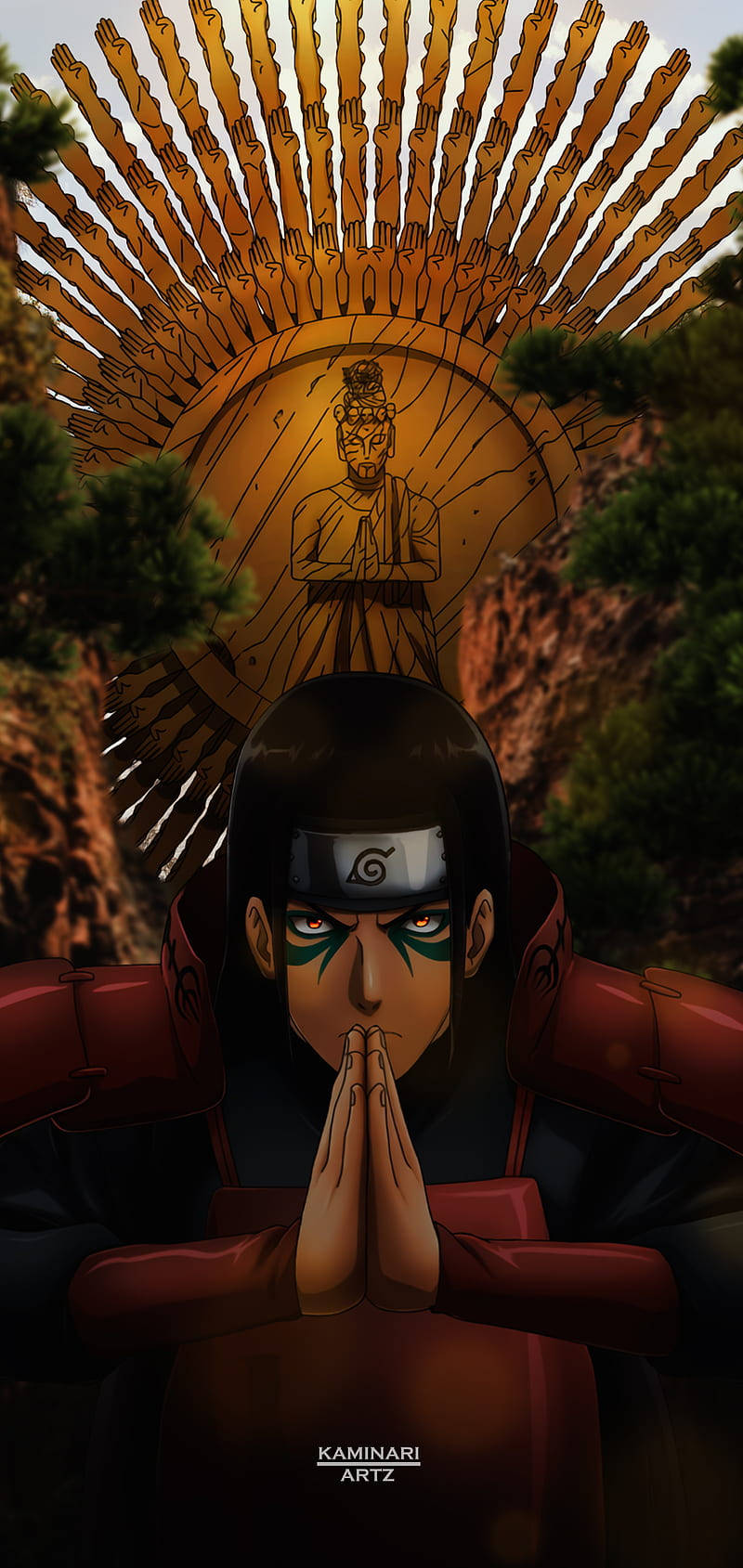 Intens Hashirama Telefon Fanart Bakgrunner