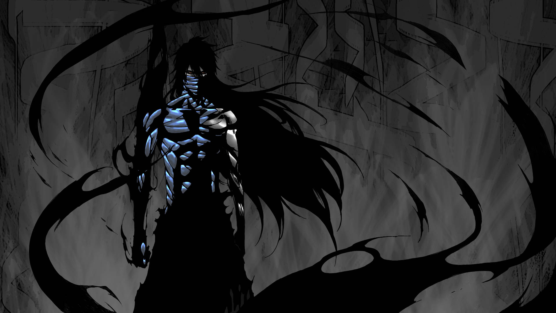 Intens kampholdning til anime-demonen Ichigo Kurosaki Bakgrunner