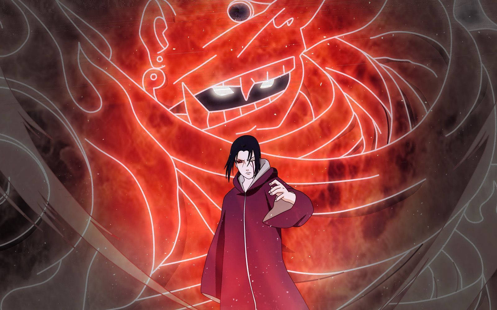 Intenst fokus – Uchiha Itachi Bakgrunner