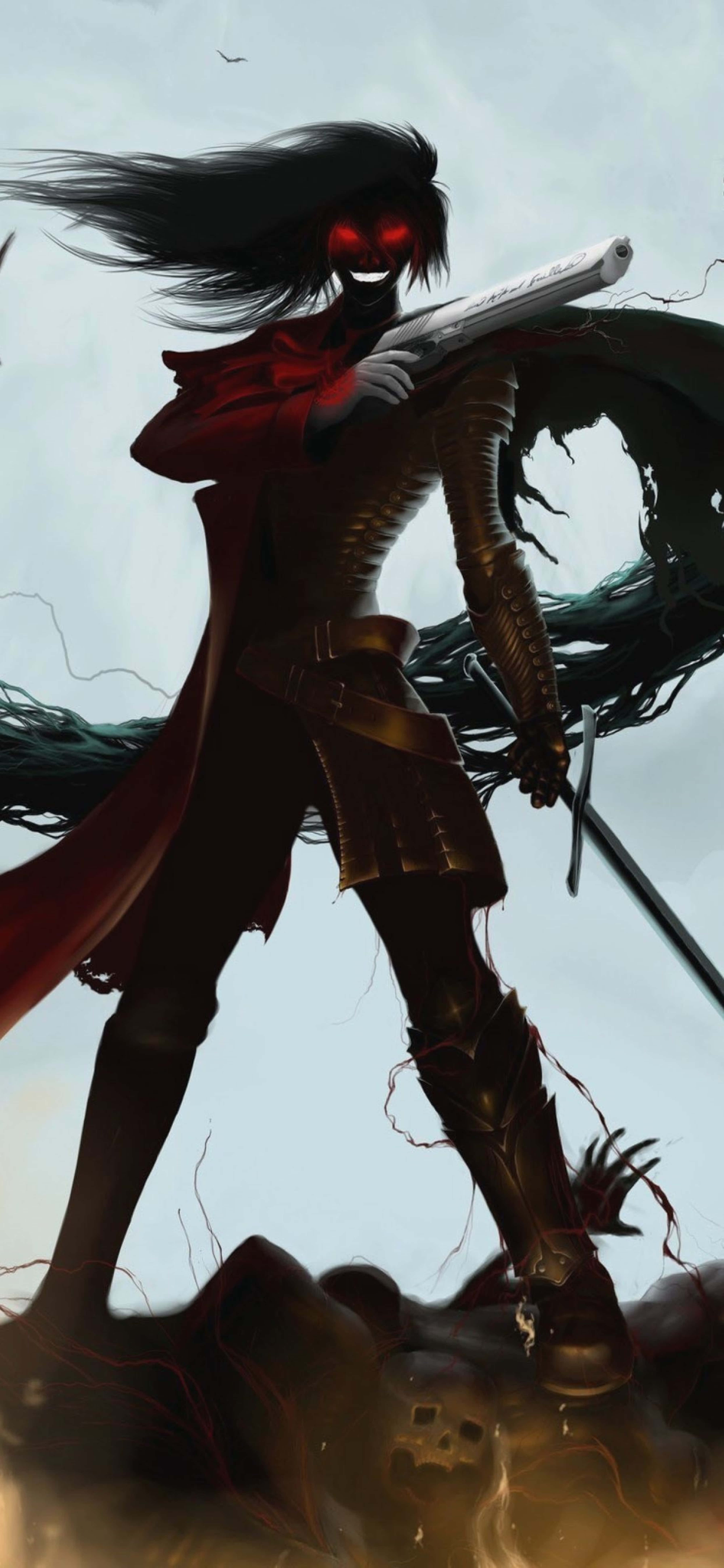Intenst oppgjør i Hellsing Ultimate 4K Bakgrunner