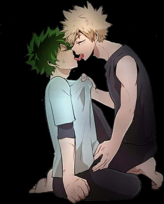 Intimt øyeblikk animefigurer Bakgrunner