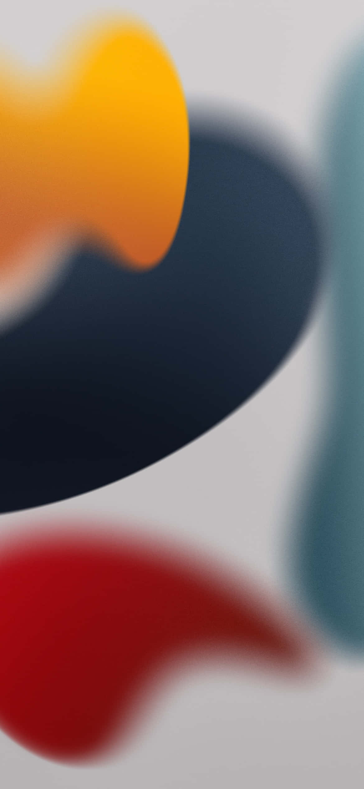 iOS 13 gul og rød estetisk bakgrunn Bakgrunner