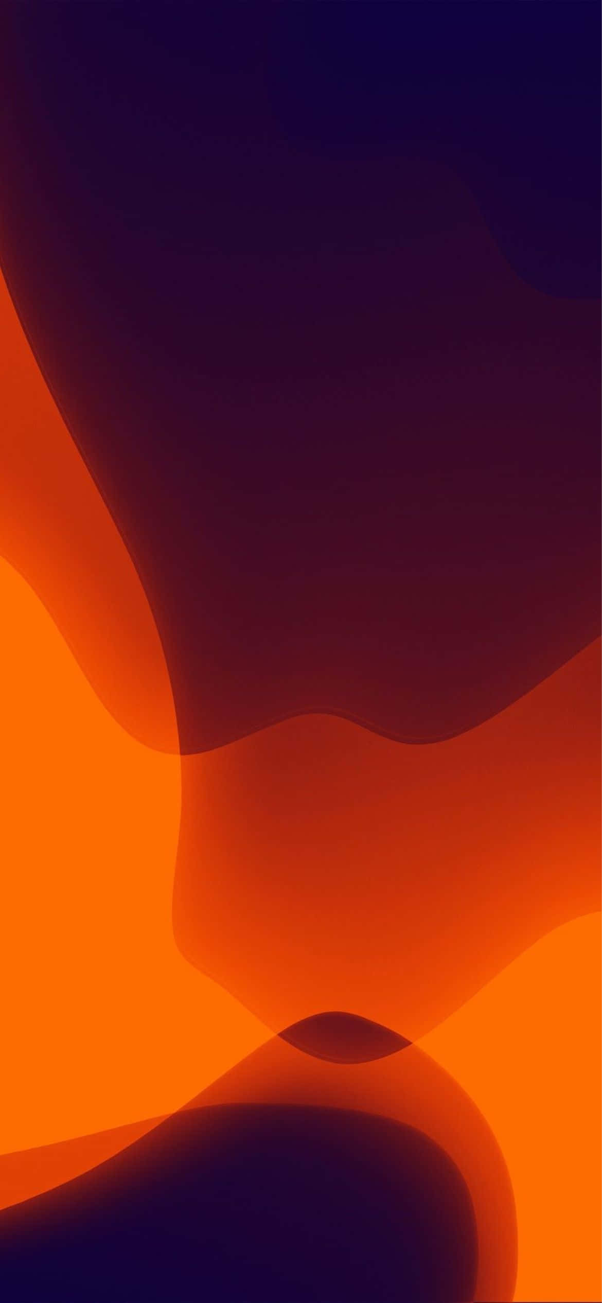 iOS 13 ildoransje bakgrunn Bakgrunner