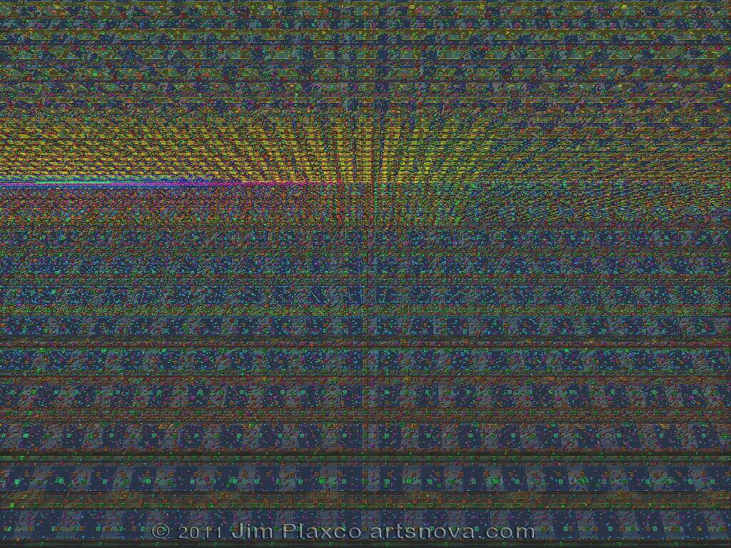 iPad algoritmisk kunstgalleri Bakgrunner