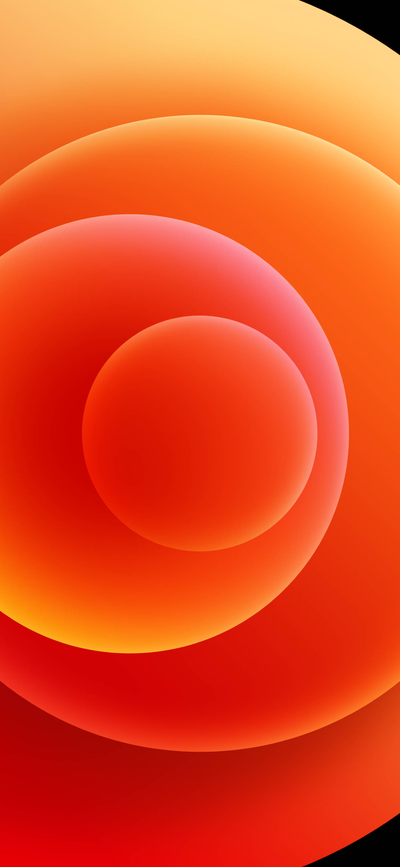 iPhone 12 Pro Oransje Orber Bakgrunner