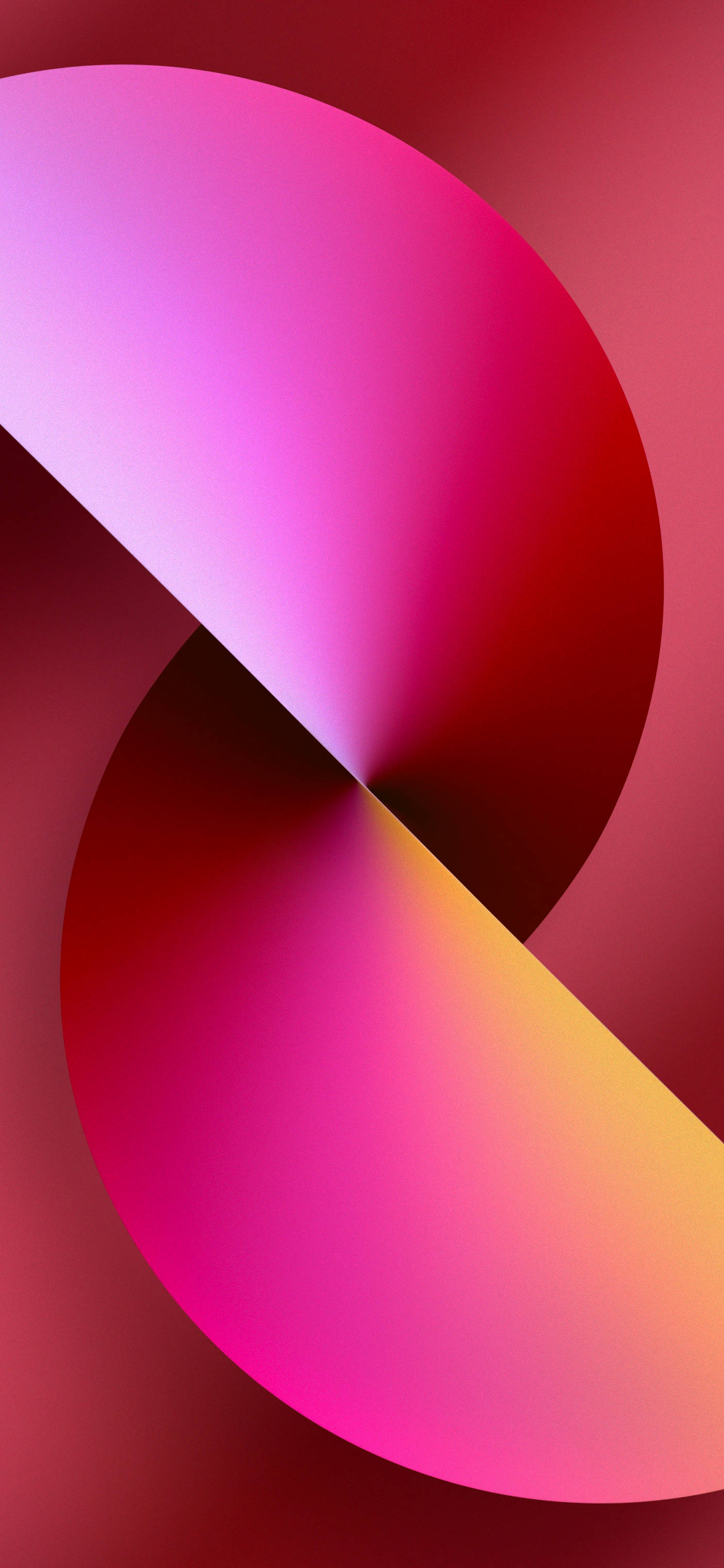 iPhone 13 lys rød sirkel Bakgrunner