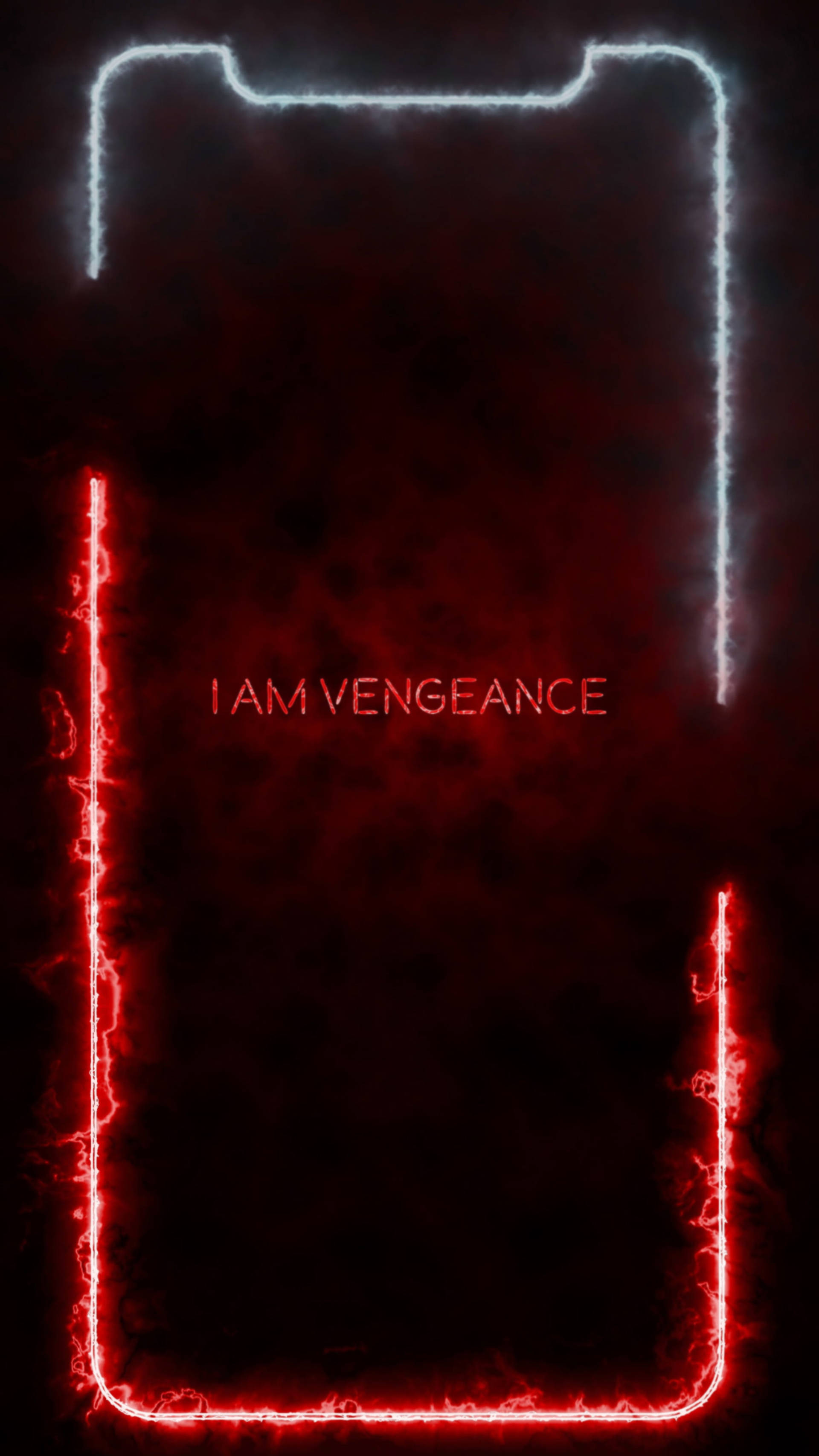 iPhone 13 Pro Max Vengeance-kunst Bakgrunner