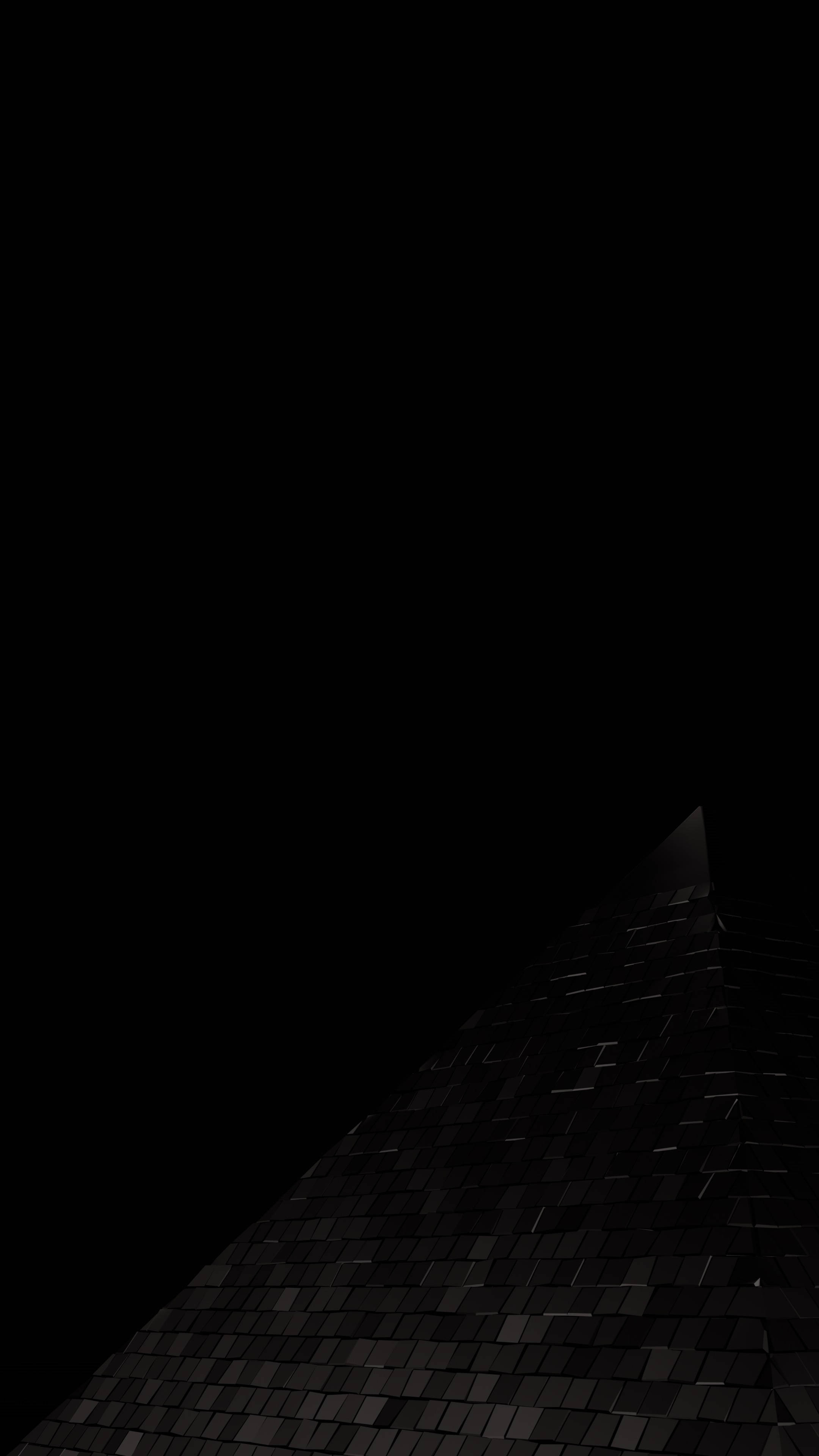 iPhone 13 Svart Pyramide Bakgrunner
