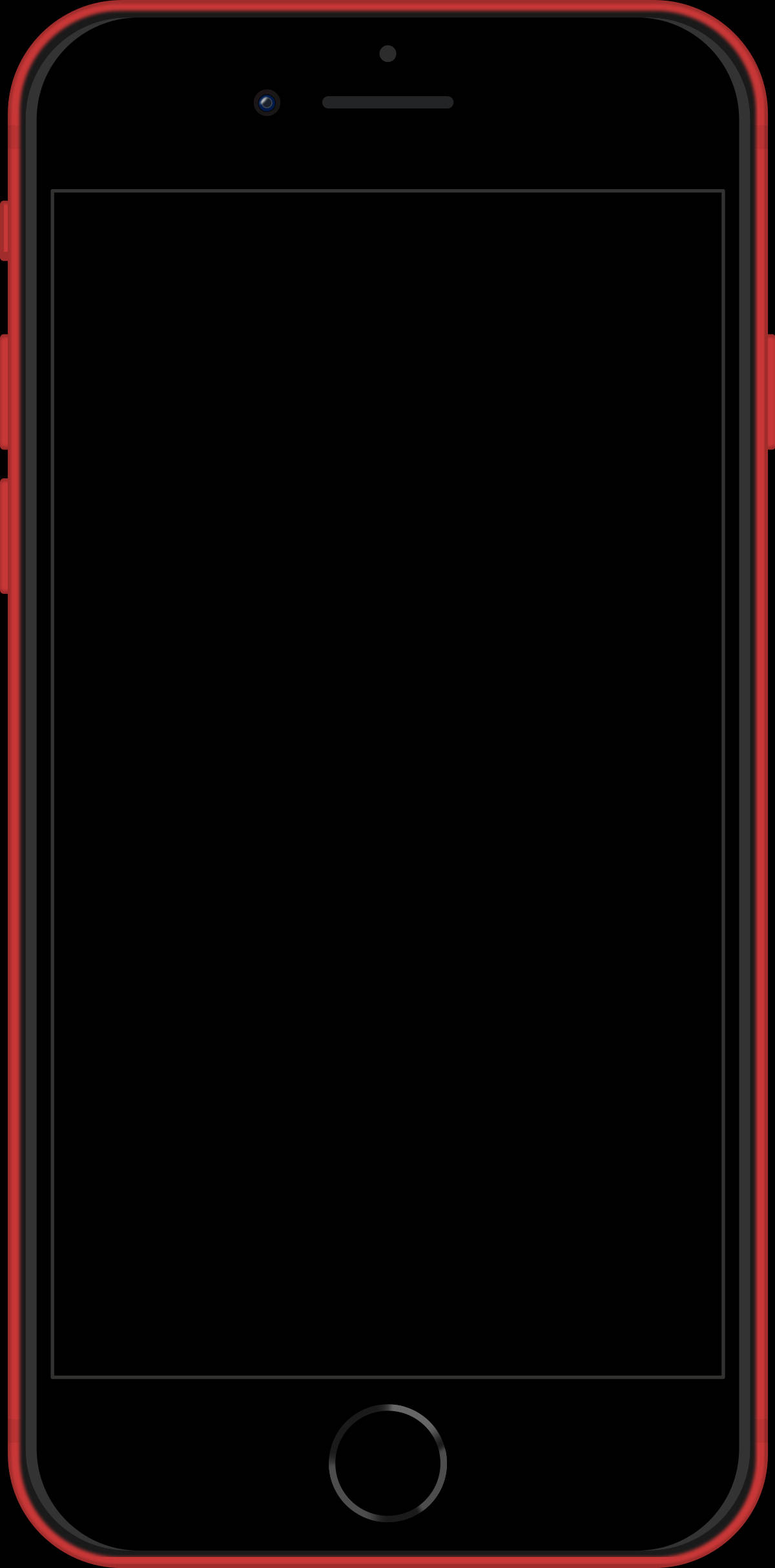 iPhone 8 Rød Front Bakgrunner