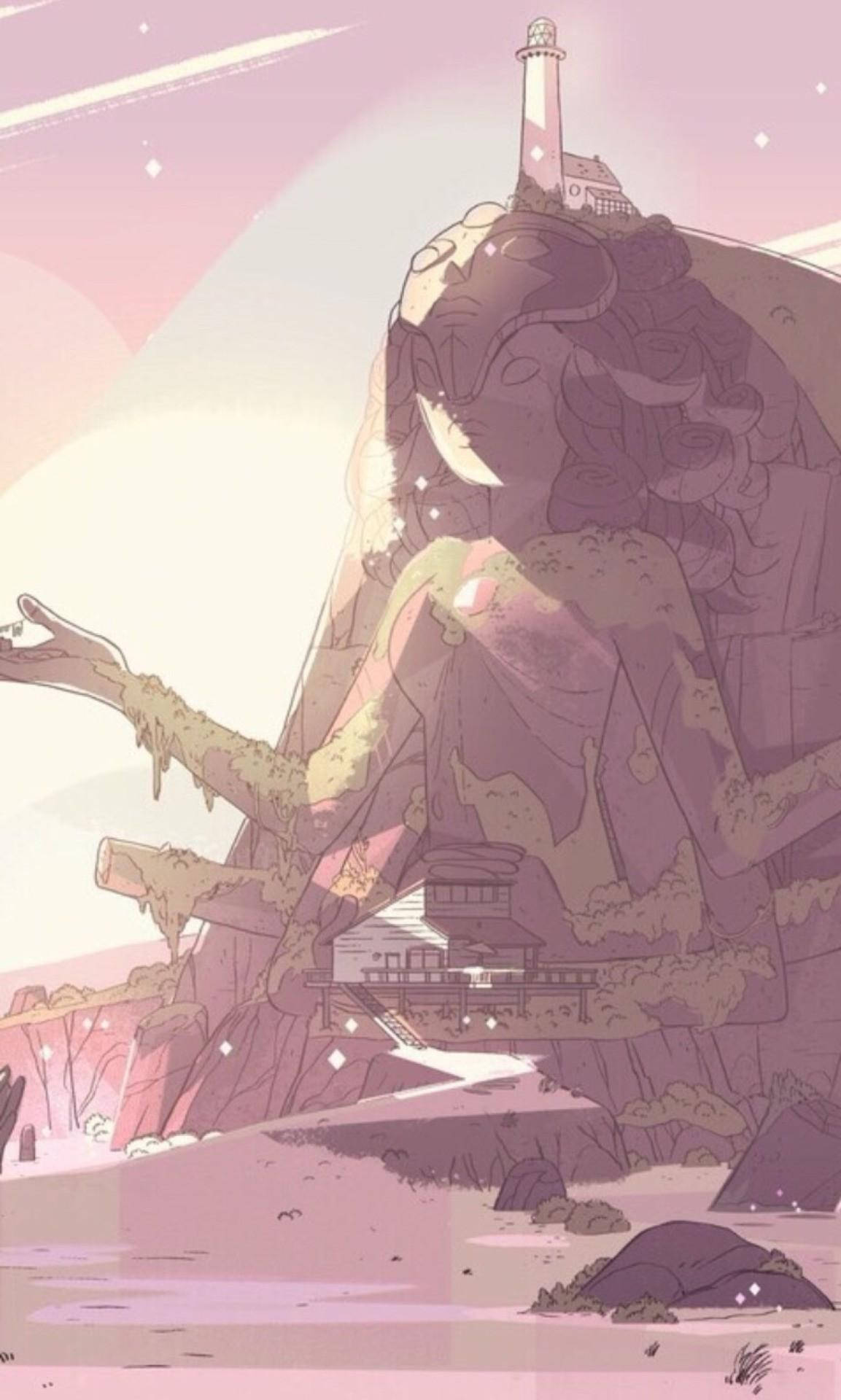 iPhone Rosa Estetikk Steven Universe Bakgrunner