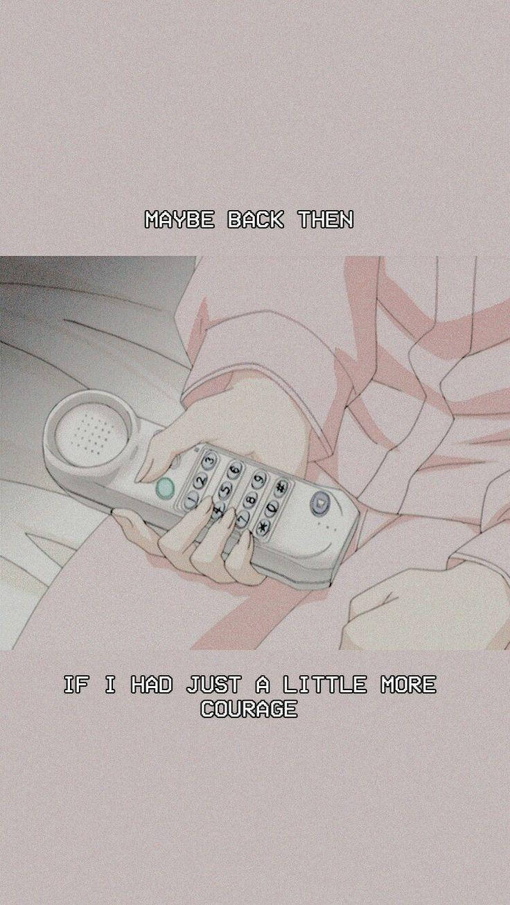 iPhone rosa estetisk anime-telefon Bakgrunner