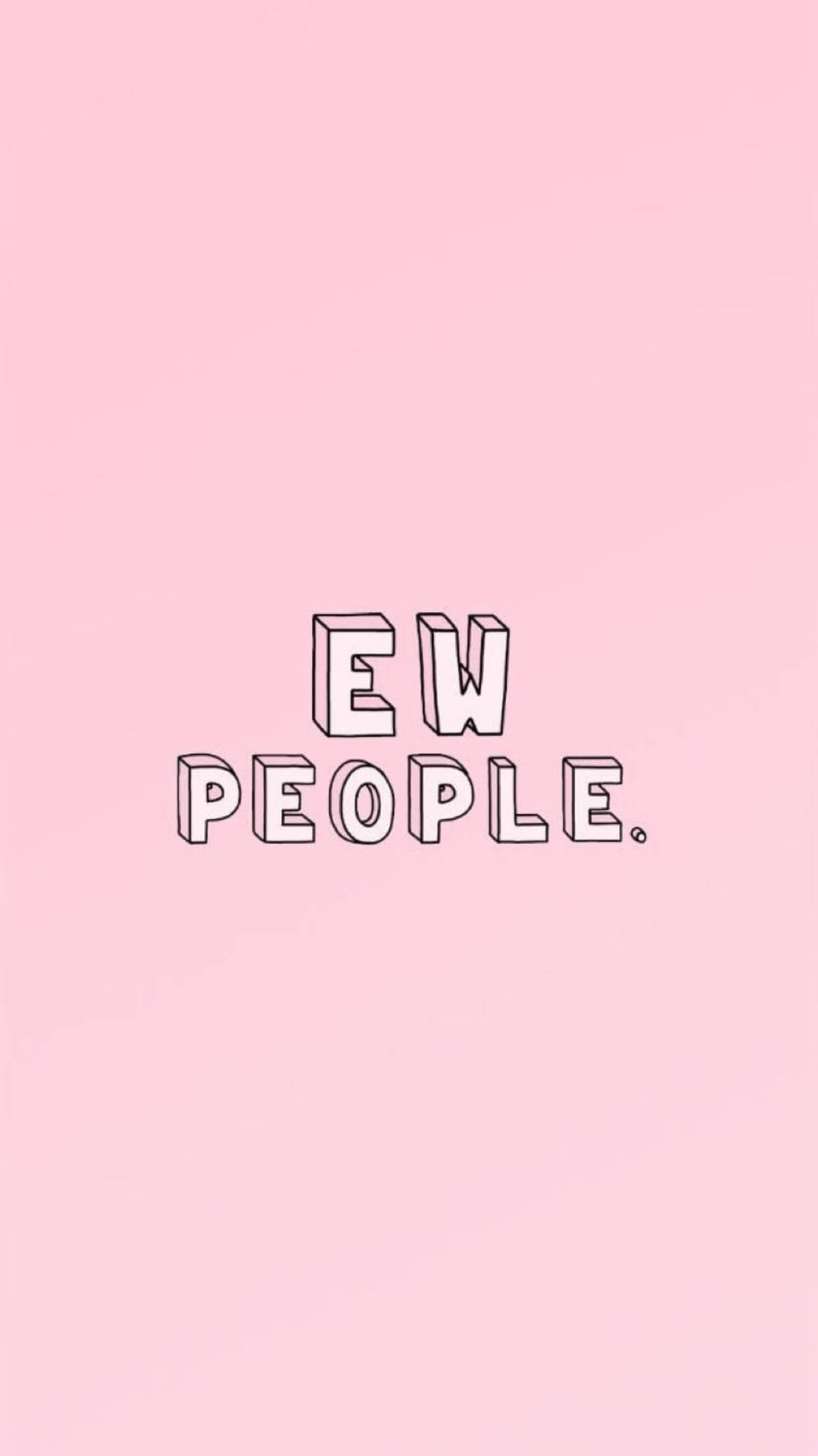 iPhone Rosa Estetikk Ew People Bakgrunner