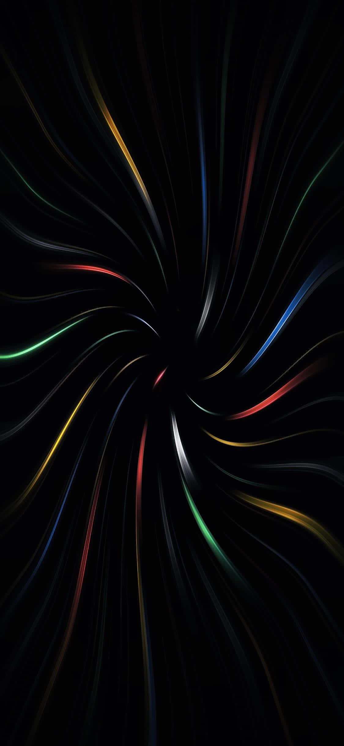 iPhone X Abstrakte Fargerike Lysstriper Bakgrunner