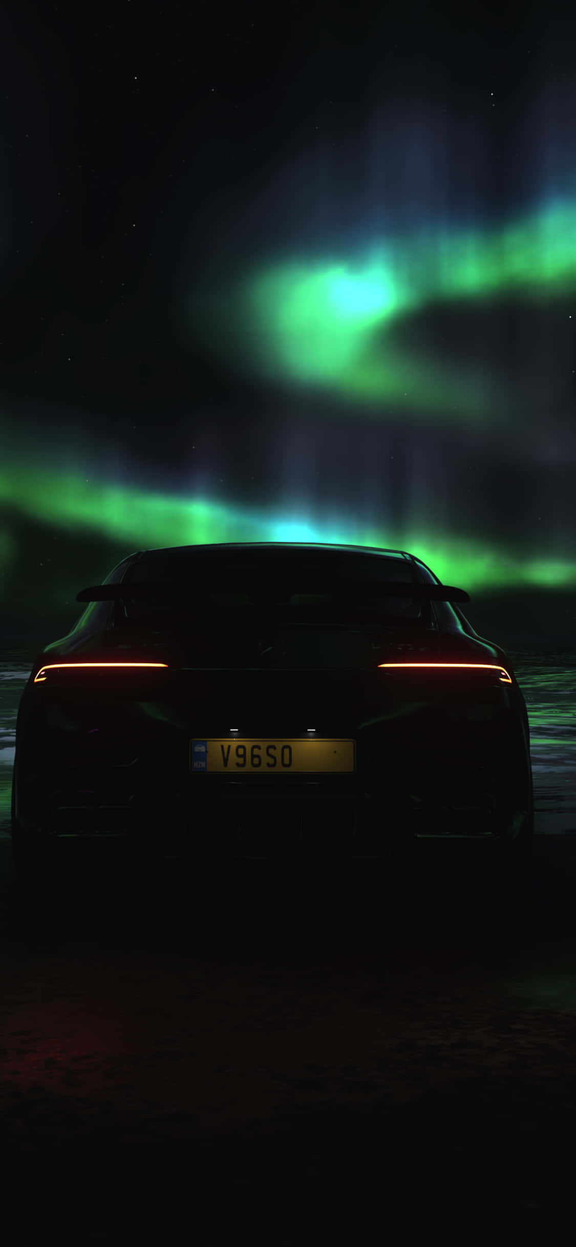 iPhone X Amg Gt-r Bakgrunn & Nordlys Bakgrunner