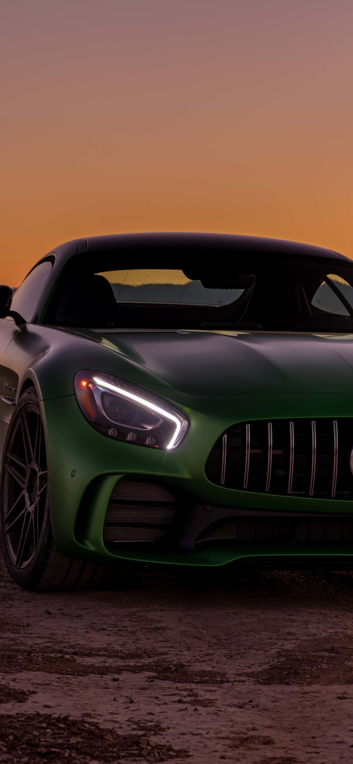 iPhone X Amg Gt-r Bakgrunn Grønn Mercedes AMG Bakgrunner