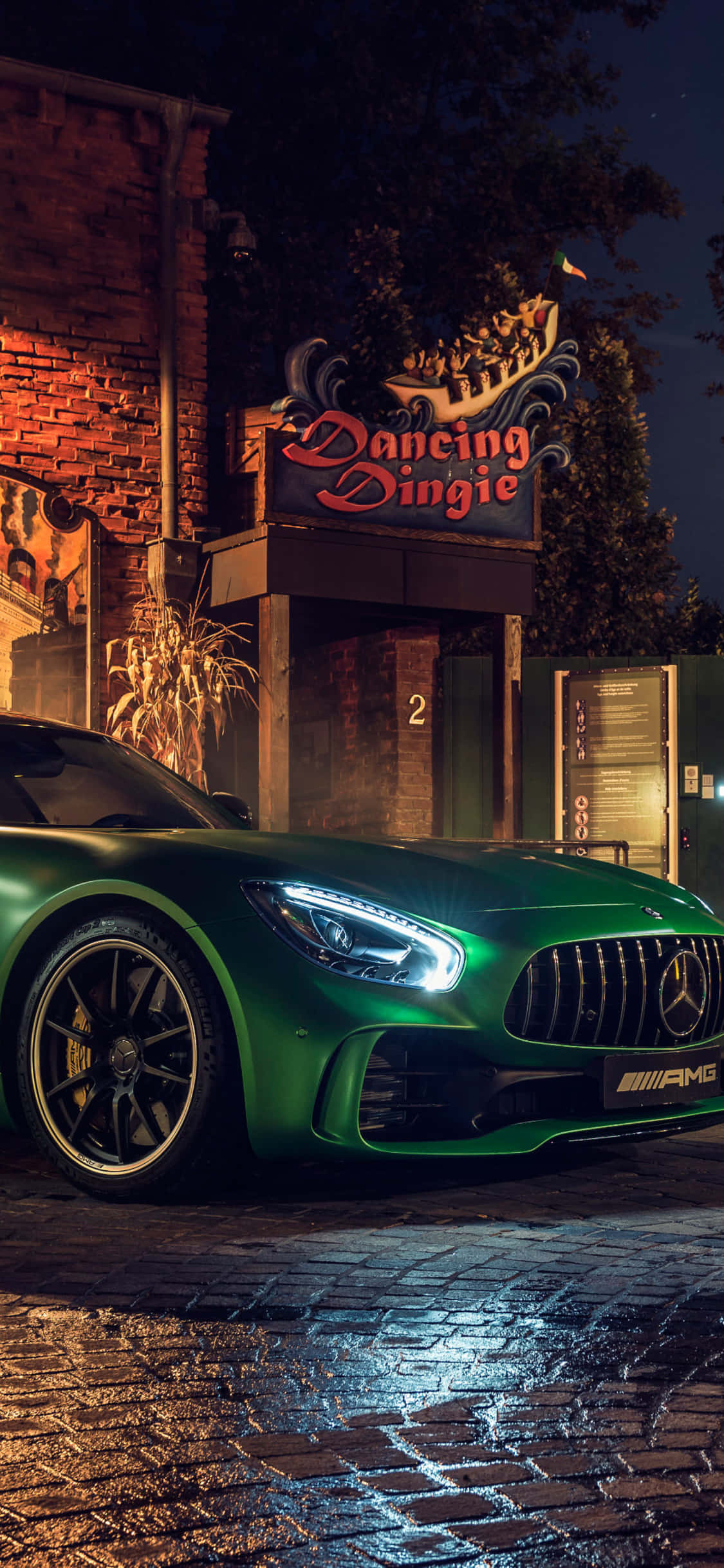 iPhone X Amg Gt-r Bakgrunn & Grønn AMG GT Bakgrunner