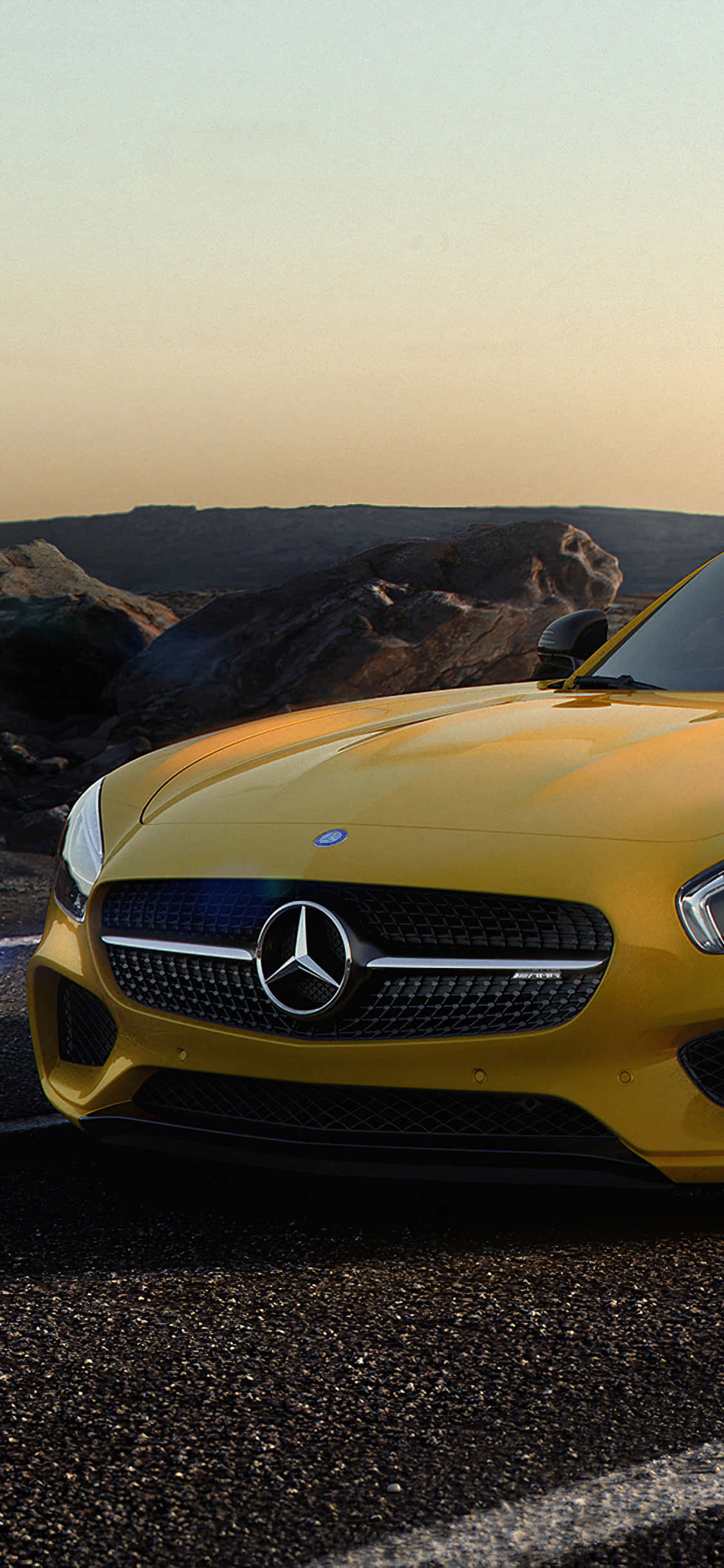 iPhone X Amg Gt-r Bakgrunn Gul Nese AMG GT Bakgrunner