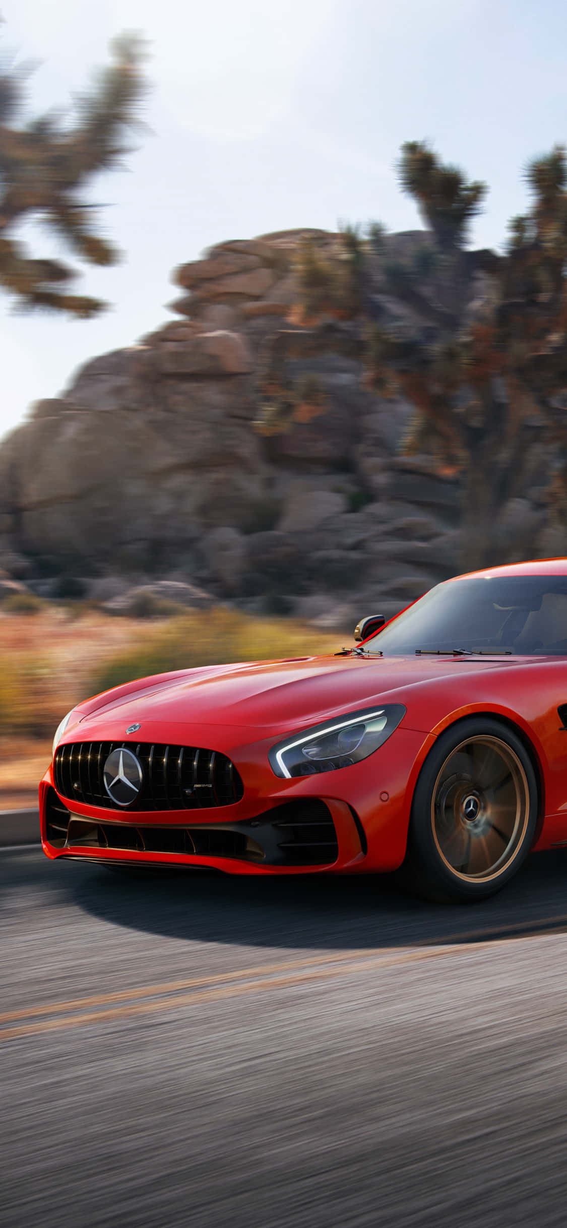 iPhone X Amg Gt-r Bakgrunn Rød 2018 AMG GTR Bakgrunner