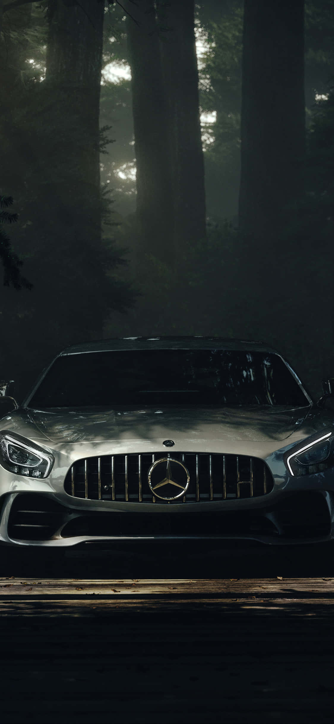 iPhone X Amg Gt-r Bakgrunn AMG GT Med Solstråle Bakgrunner