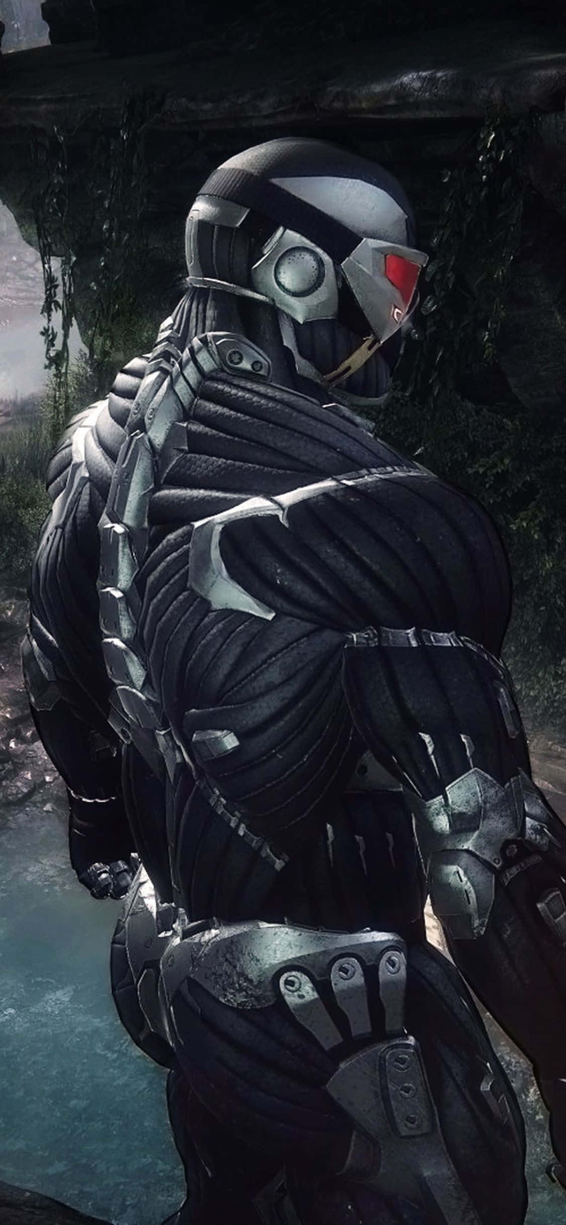 iPhone X Crysis 3 Nanodrakt Rygg Bakgrunn Bakgrunner
