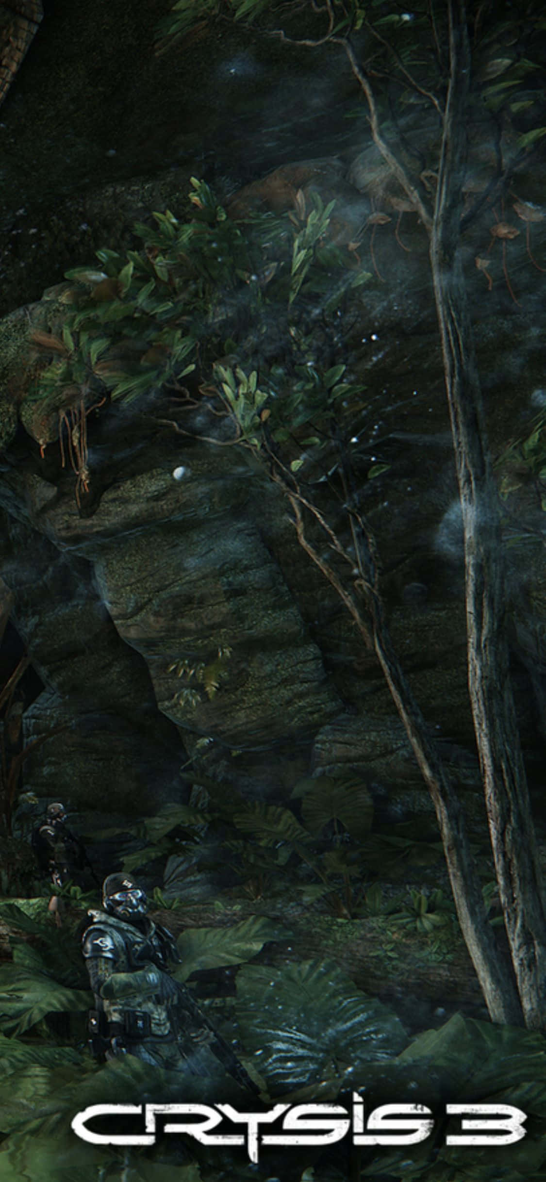 iPhone X Crysis 3 Grønn Skog Bakgrunn Bakgrunner