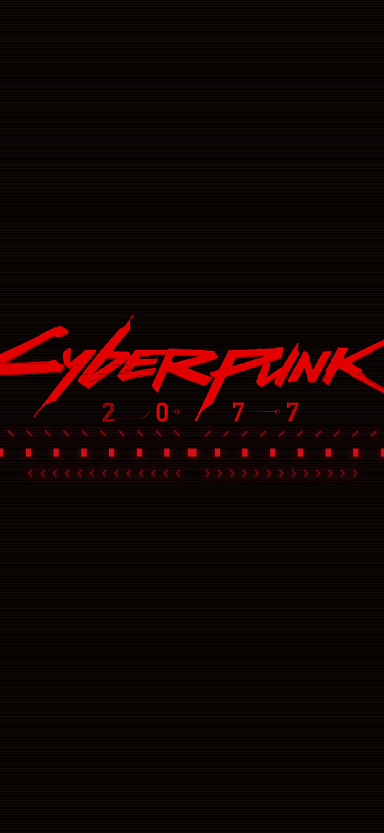 iPhone X Cyberpunk 2077 Bakgrunn Rød Plakat Bakgrunner