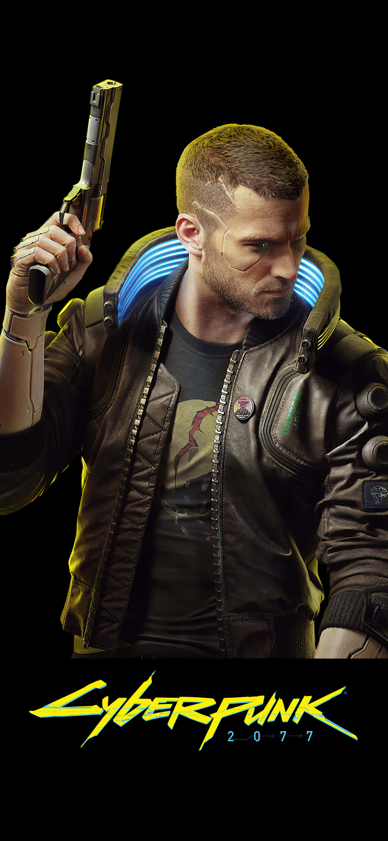 iPhone X Cyberpunk 2077-bakgrunn Bakgrunner