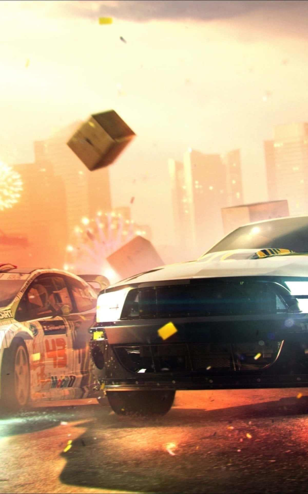 iPhone X Dirt Showdown Pappeske Bakgrunn Bakgrunner