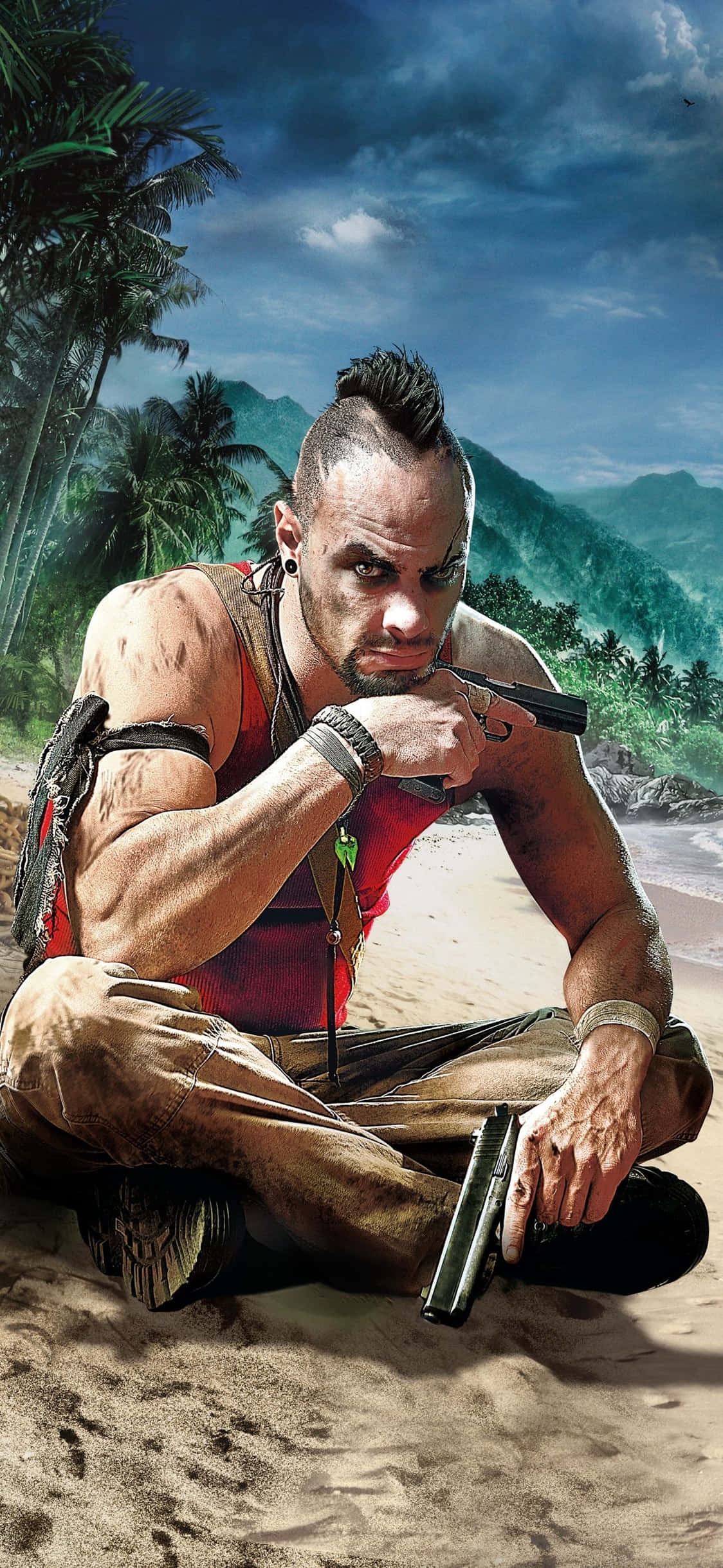 iPhone X Far Cry 3 Vaas Montenegro Sand Bakgrunn Bakgrunner