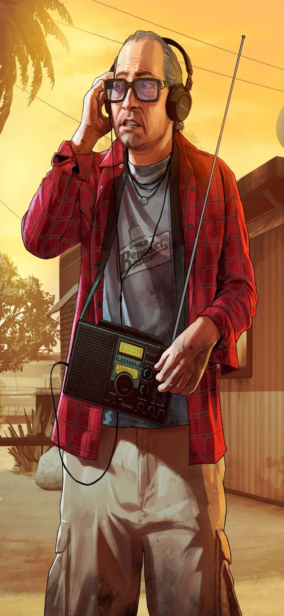 iPhone X Grand Theft Auto V Bakgrunn & Ron Jakowski Bakgrunner