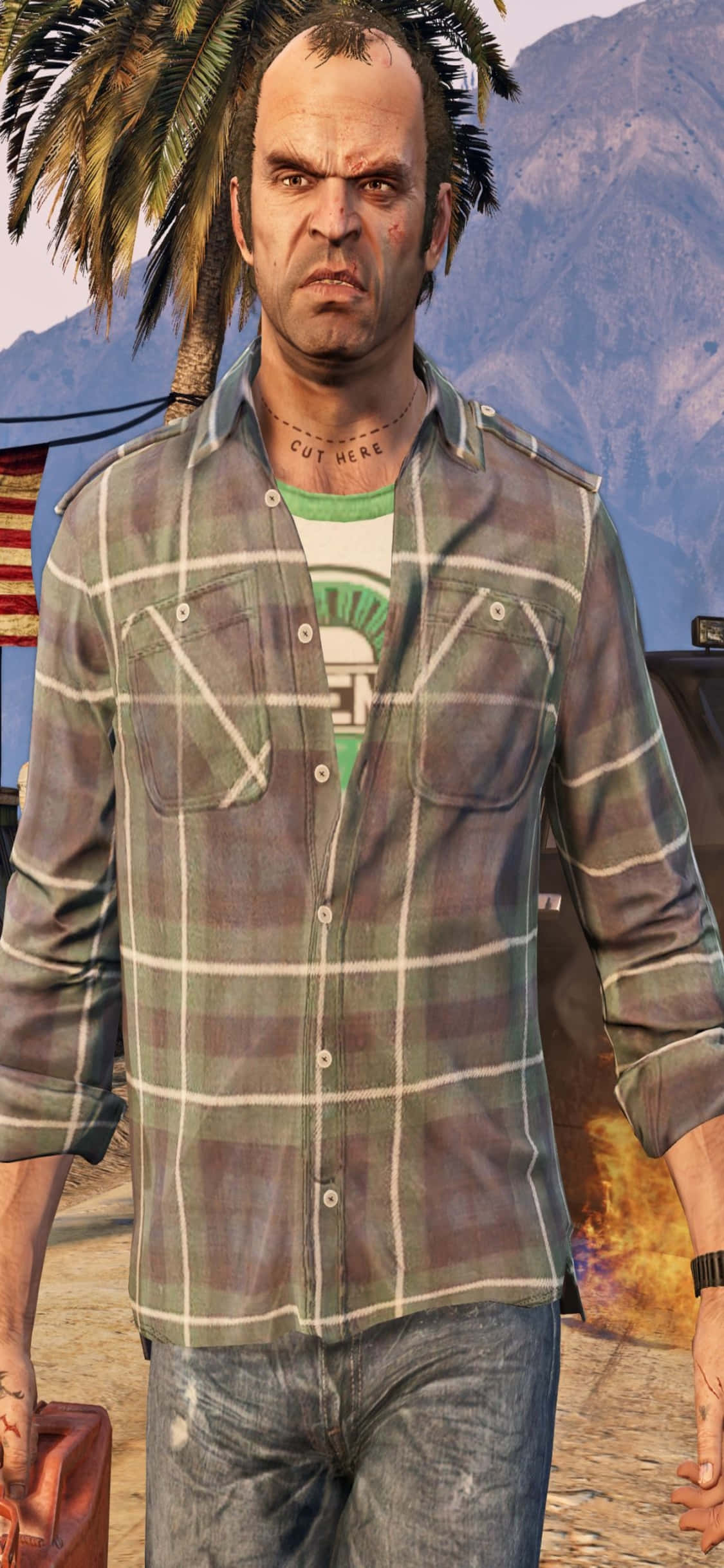 iPhone X Grand Theft Auto V Bakgrunn Trevor I Polo Bakgrunner