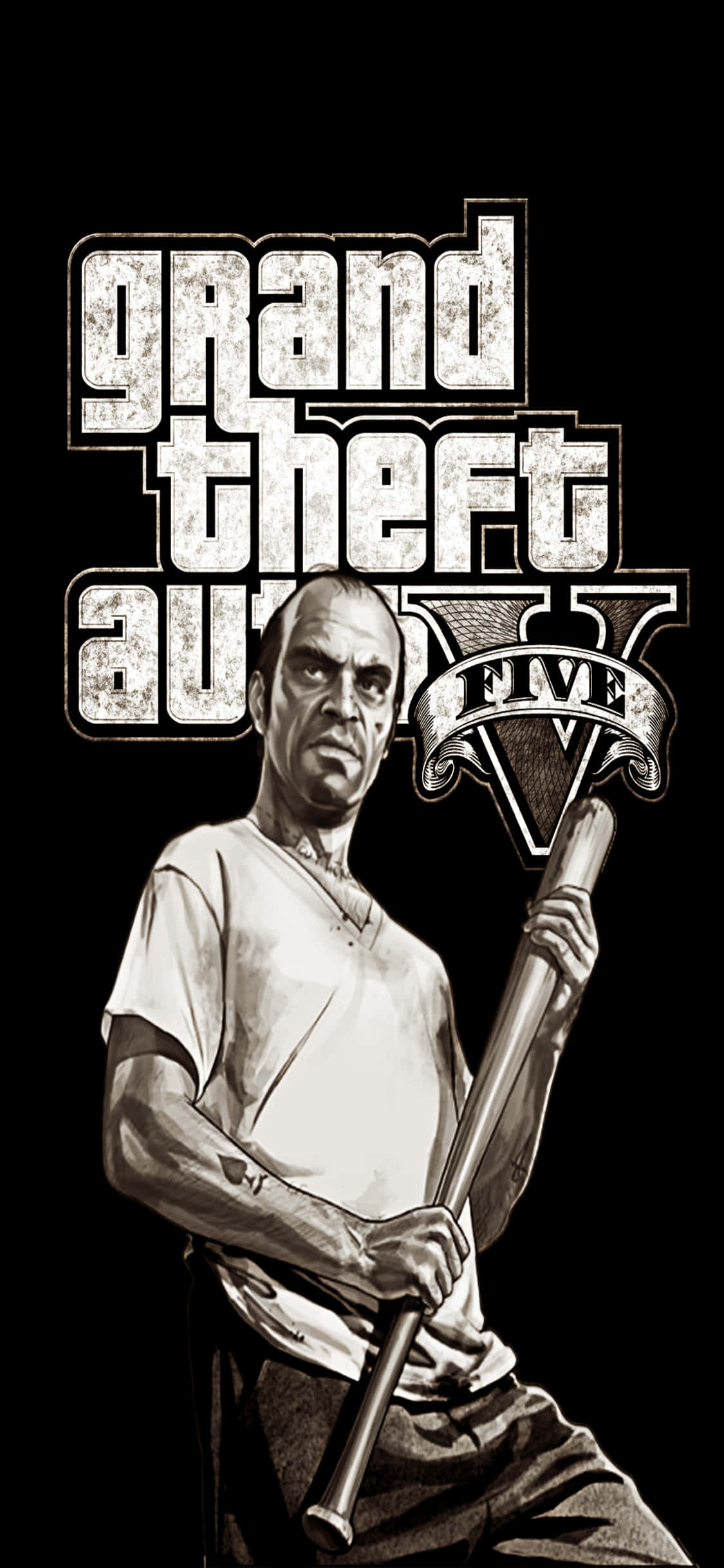 iPhone X Grand Theft Auto V Bakgrunn & Trevor Philips Bakgrunner