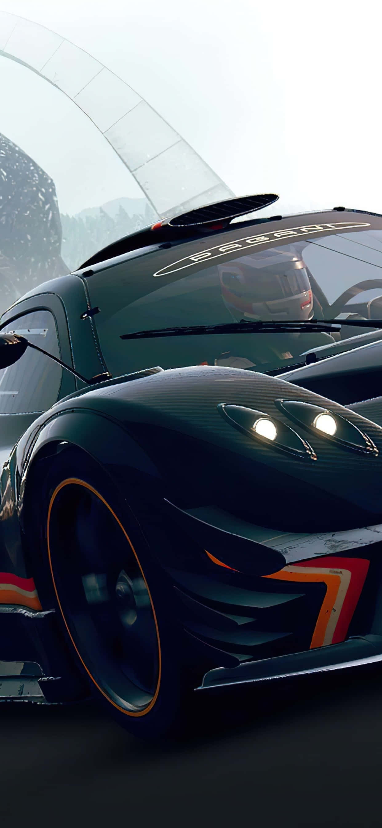 iPhone X Grid Autosport Bakgrunn & Rasesjåfør Bakgrunner