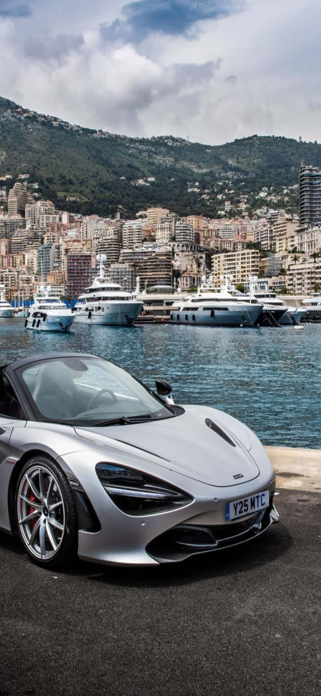 iPhone X Mclaren 720s Monte Carlo Bakgrunn Bakgrunner
