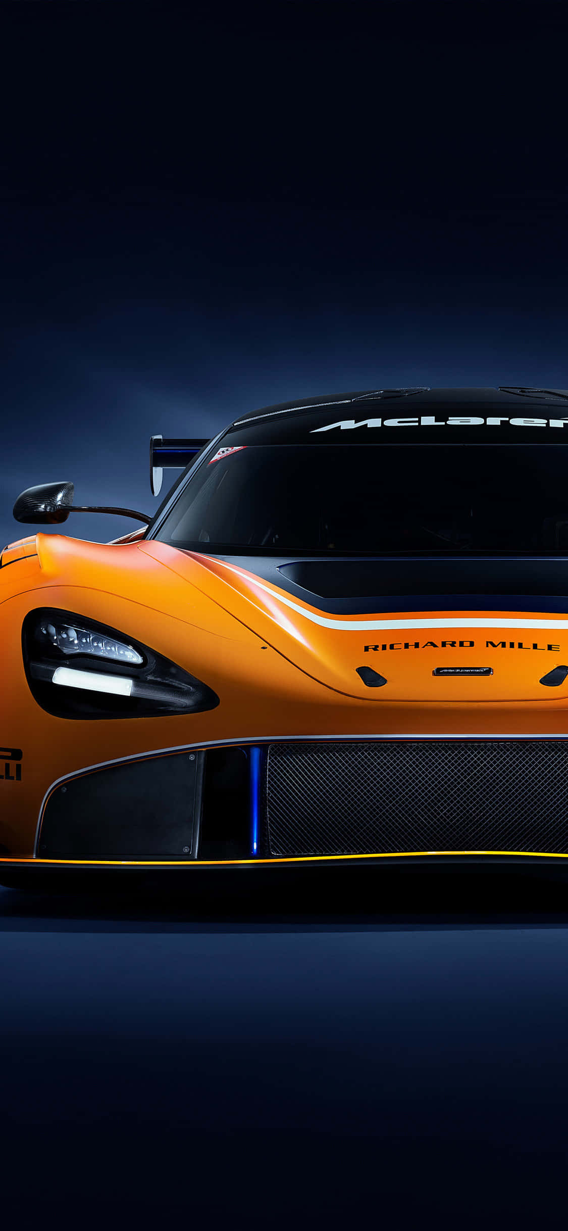 iPhone X McLaren 720S GT3 Race Car Bakgrunn Bakgrunner